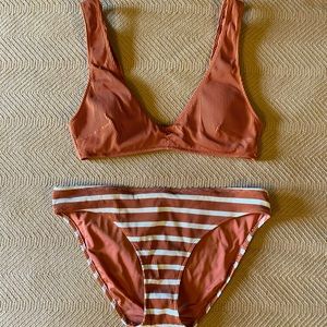 Aerie Two Piece Bikini - Rust color